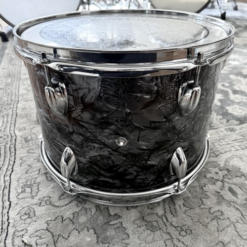 Stencil vintage nero perla
