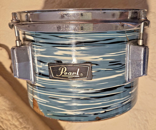 Tamburo vintage pearl tom - vintage,